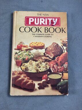 Vintage Purity Cookbook Recipe Book Hardcover Edition Maple Leaf Mills